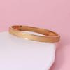 European & American Style Glitter Sand Stainless Steel Bracelet with Simple Gold Thin Ring - Titanium Steel Women's Jewelry