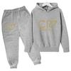 Kids Fashion CR7 Hoodie Boy Girl Toddler Pullover 3-12 Years Football Letters Clothing Casual Top+Pants 2P Brand Coat Sports Set