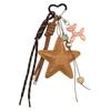 Y2k Leather Rope Keychain Star Cute Dachshund Bag Pendant Creative Cartoon Keyring