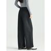 Mengshuya Winter High-Waist Relaxed Fit Pants for Pear Shapes