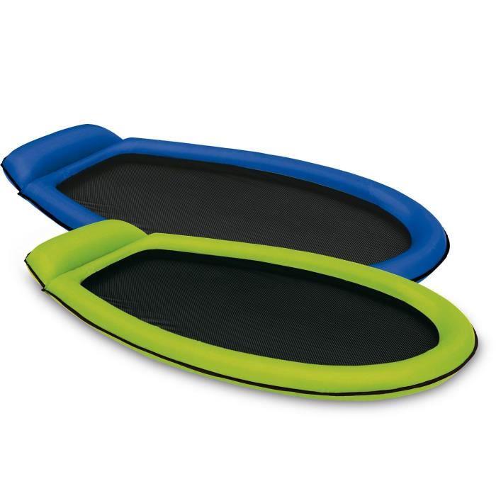 Matelas gonflable semi immergé piscine