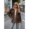 Autumn New Women's Leopard Print Long-sleeved Jacket Coat for Women