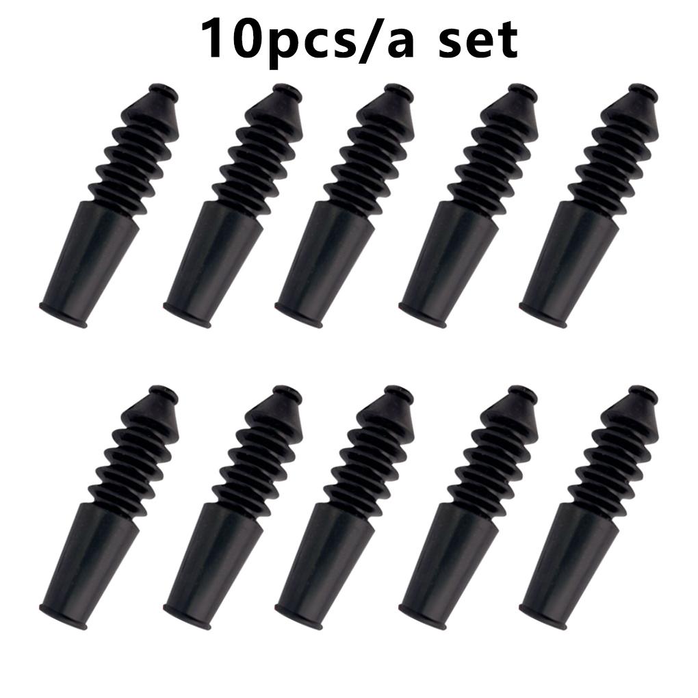10 Pieces Bike V Brake Noodles Lightweight Wear-resistant Excellent Protection Adjustable Cable Guide Boots Lubricating Oil