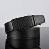 Men'S Belt Business Two-Layer Cowhide Alloy Automatic Buckle Leather Simple Belt