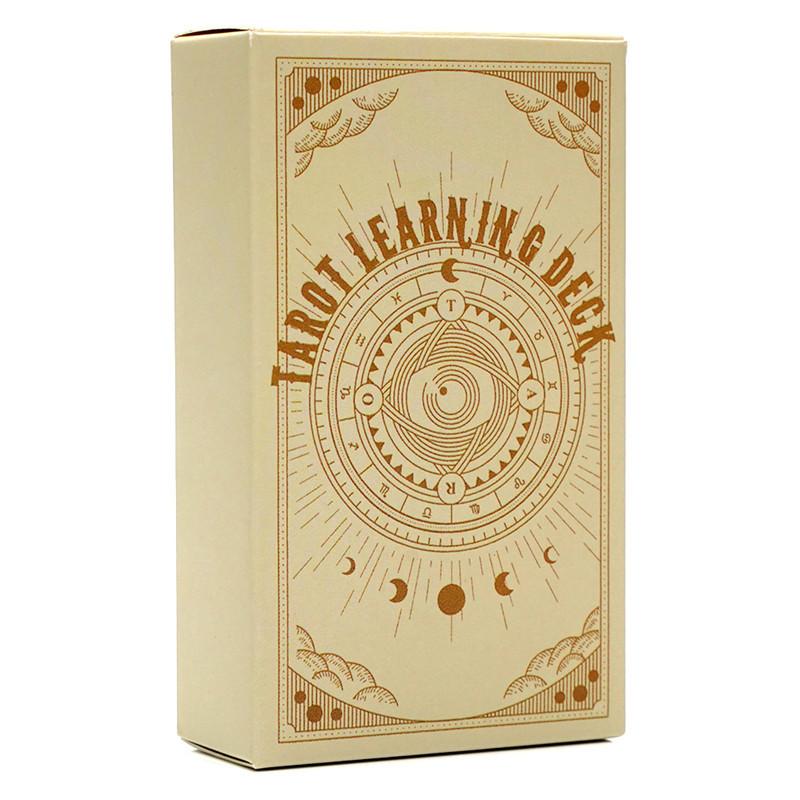 Tarot Learning Deck Cards for Family Party High Quality Fortune Telling Divination Tarot Deck 78 Cards Deck Card Game