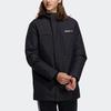 Adidas Neo Down Parka With Multiple Pockets And Hood Men Outerwear Black HF0505