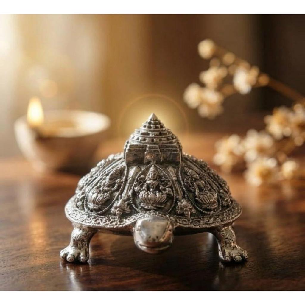 Divine Ashtalakshmi Tortoise Décor for Prosperity & Positive Energy