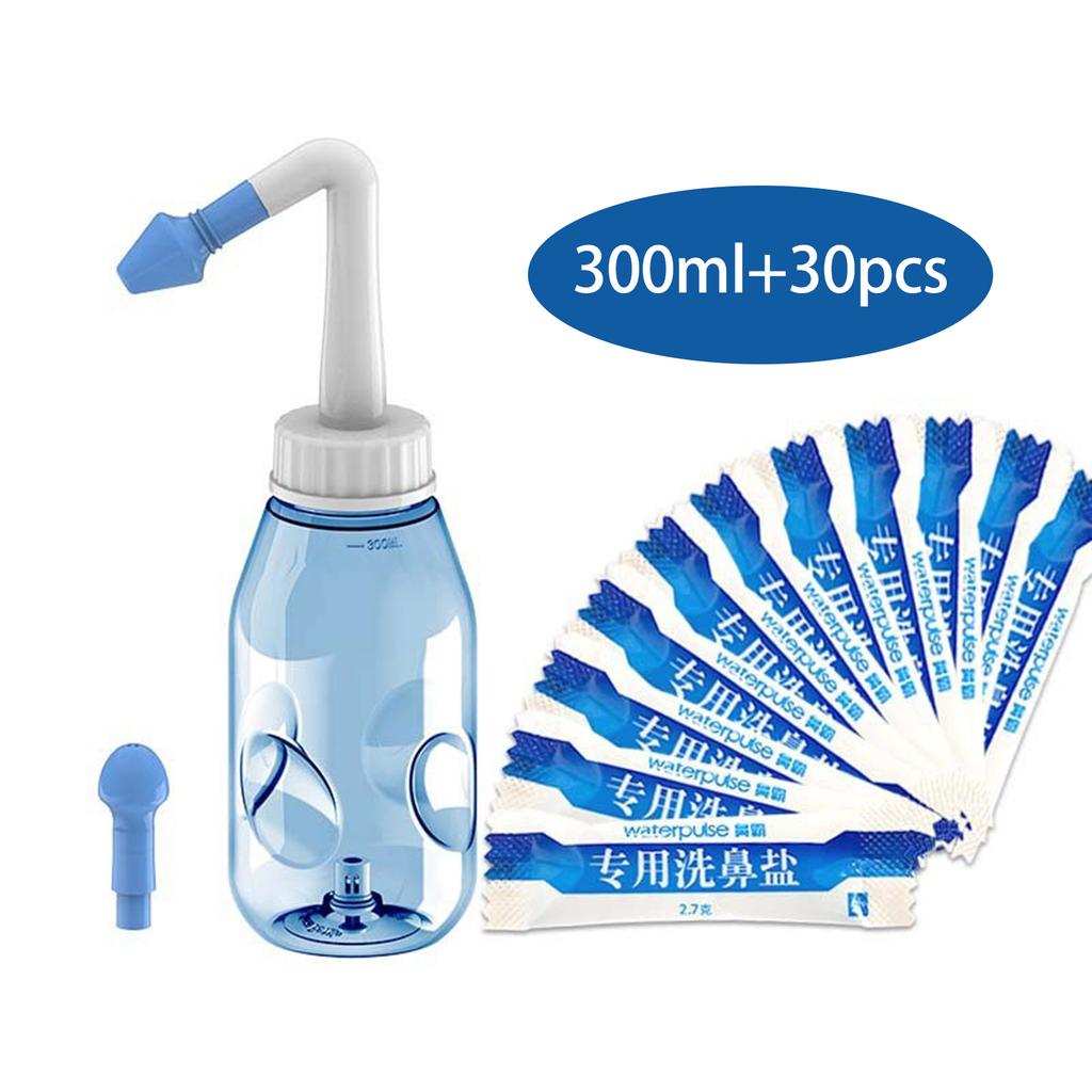Láhev Waterpulse pro nosní výplach pro dospělé a děti Přenosný systém pro výplach nosu pro domácí použití
