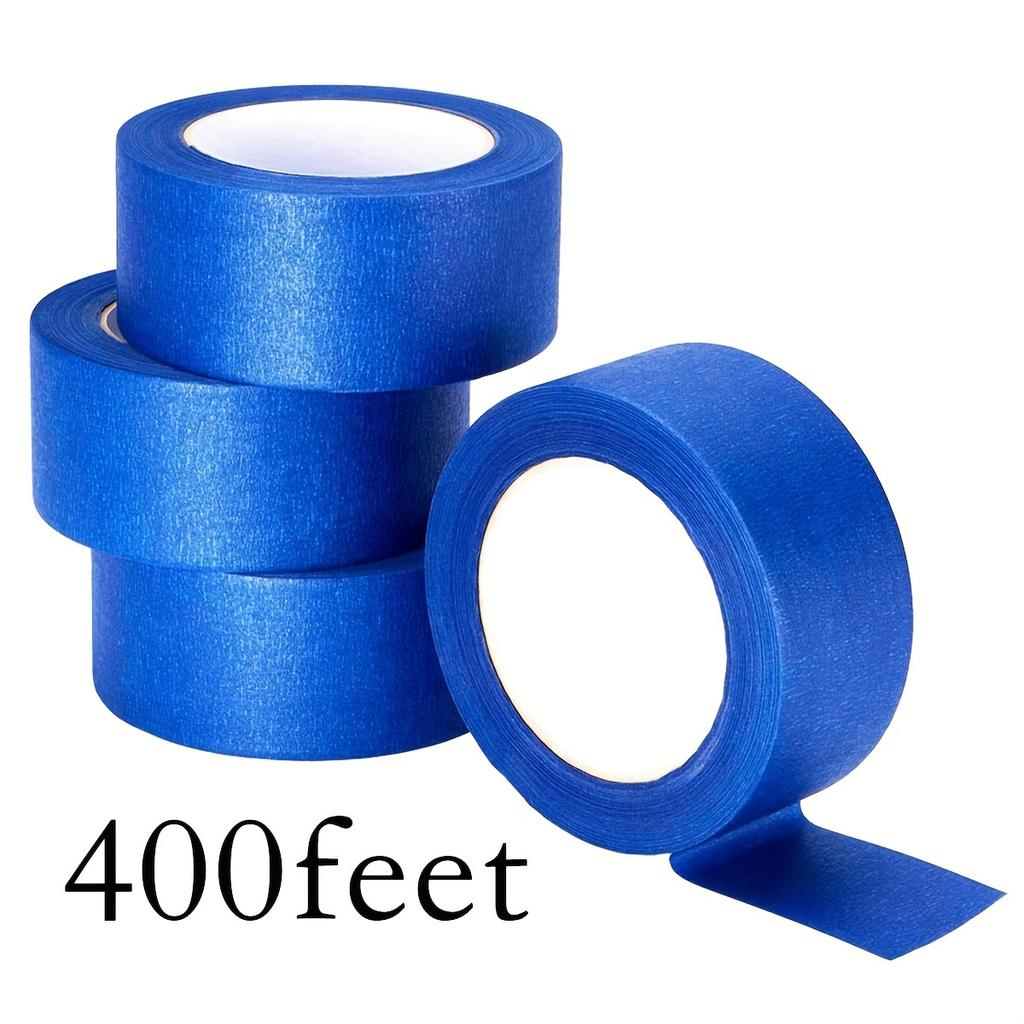 100 Feet * 1in Blue Painters Tape 1 Inch Wide, Bulk Original Blue Masking Tape