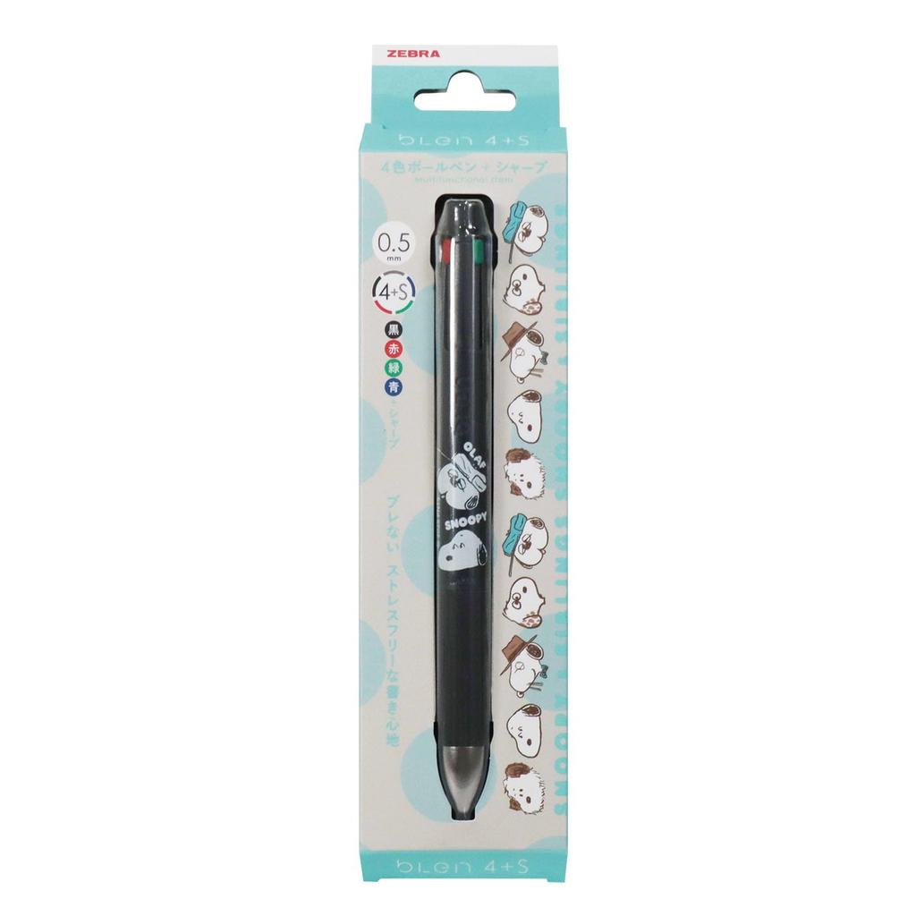 BSS Snoopy Pen 05mm Black ES538BK Multi-Function Blen4+S