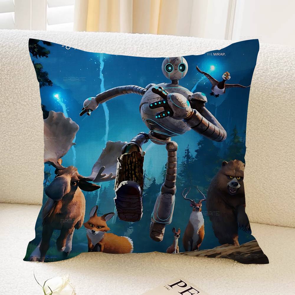 

The Wild R-Robot S Cushion Cover Pillowcase Upholstery Sofa Throw Pillow Home Decor Pillowcas 30cmx30cm