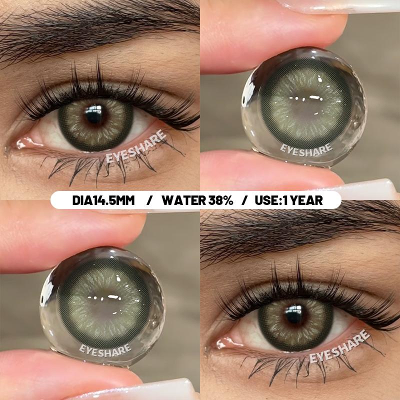 

Blue Eye Color Lens 1 Pair Green Colored Pupils for Eyes Natural Fashion Color Contact Lenses Gray Eye Contacts Yearly 0