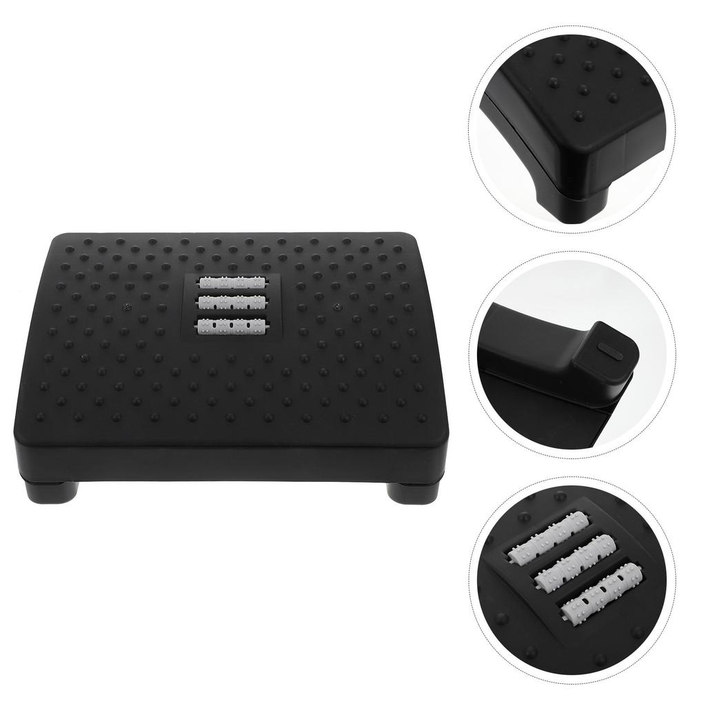 1Pcs Heavy Duty Portable Foot Rest Stool Made of High Grade PP Material for Office Desk Footrest Massage Foot Support Indoor