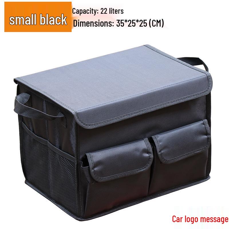 Silver Leaf Foldable Car Trunk Organizer and Storage Box