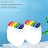 6-Color Rainbow Face Paint for Sports, Halloween & Events