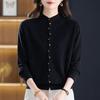 Women's Autumn Winter Pure Wool Knit Cardigan - Slimming Short Stylish Sweater Coat