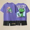 Printed Short Sleeved Set for Children's Summer Casual Wear