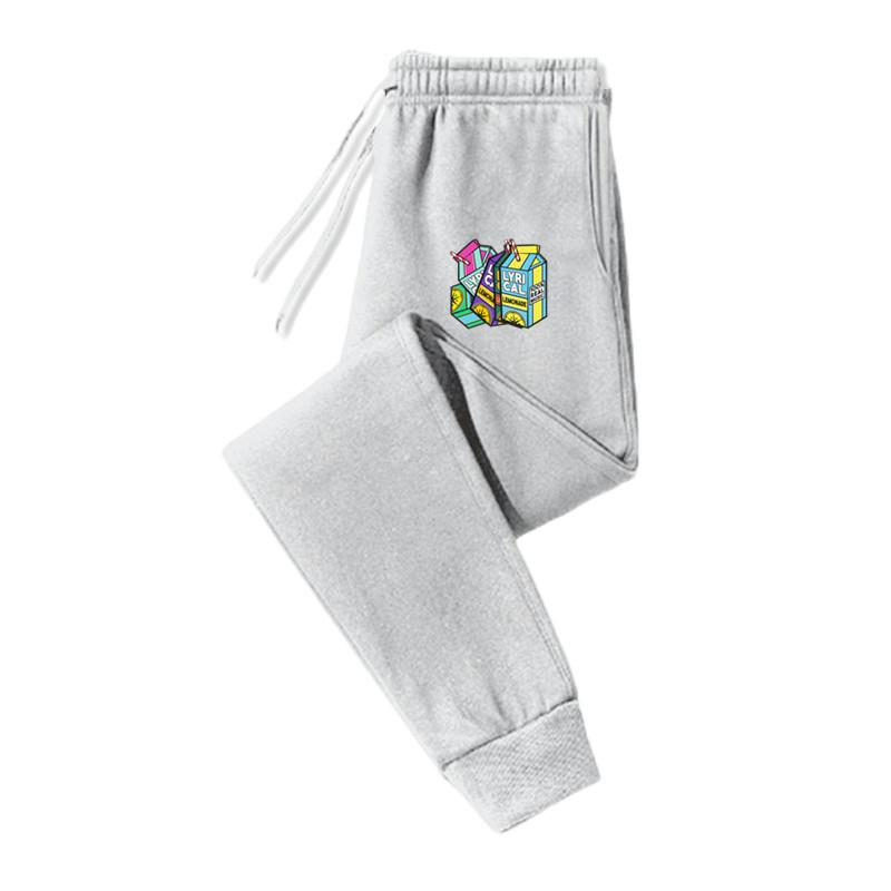 

Модные длинные брюки с принтом, осенне-зимние флисовые повседневные спортивные штаны для бега, фитнеса, спортивные брюки унисекс L