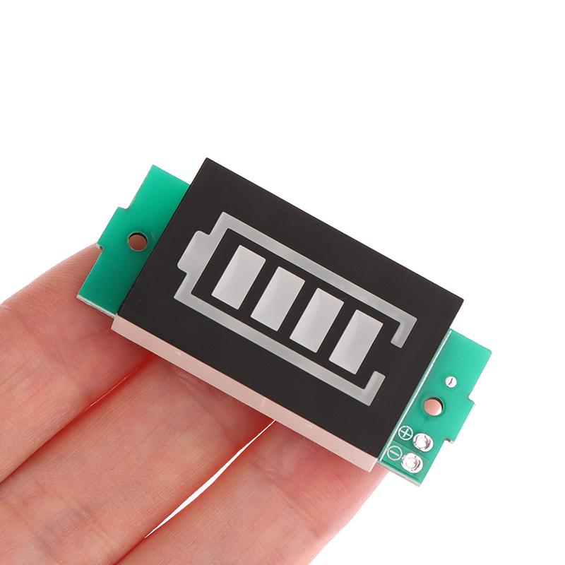 4.2V Display Electric Vehicle Battery Power Tester Li-Ion 1-8S 1S/2S/3S/4S Single 3.7V Lithium Battery Capacity Indicator Tester