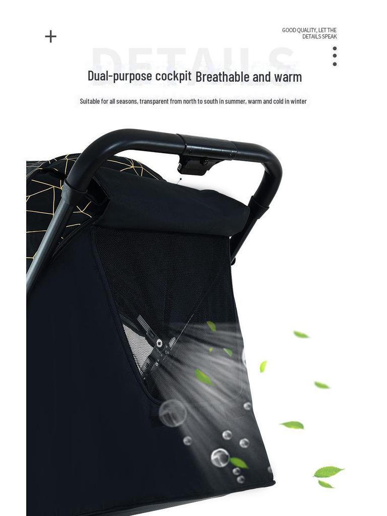 Lightweight Twin Baby Stroller: Foldable, Sit and Lie Option for Children