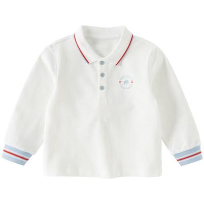 DAVE & BELLA Boys' Casual Long Sleeve Polo Shirt