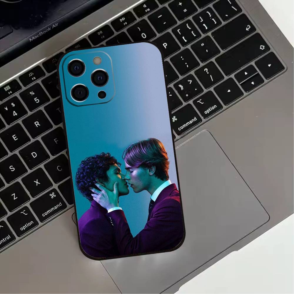 W-Warm New H-Heartstopper Movie  Phone Case For iPhone 17,16,15,14,13,12,11 Plus,Pro Max,XS,Soft Silicone Black Cover