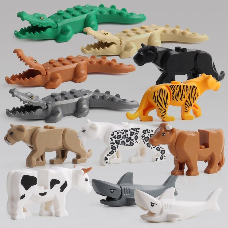3d Animal Crocodile Building Blocks Diy Plastic Toy Gift For Kids