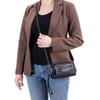 Fashion Women's Double Zipper Small Square Bag, High-end Versatile Shoulder Bag, New Simple and Lightweight Multi-functional Mobile Phone Bag