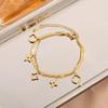 Stainless Steel Fashion Chain Waterproof Bracelet for Women's  Gift
