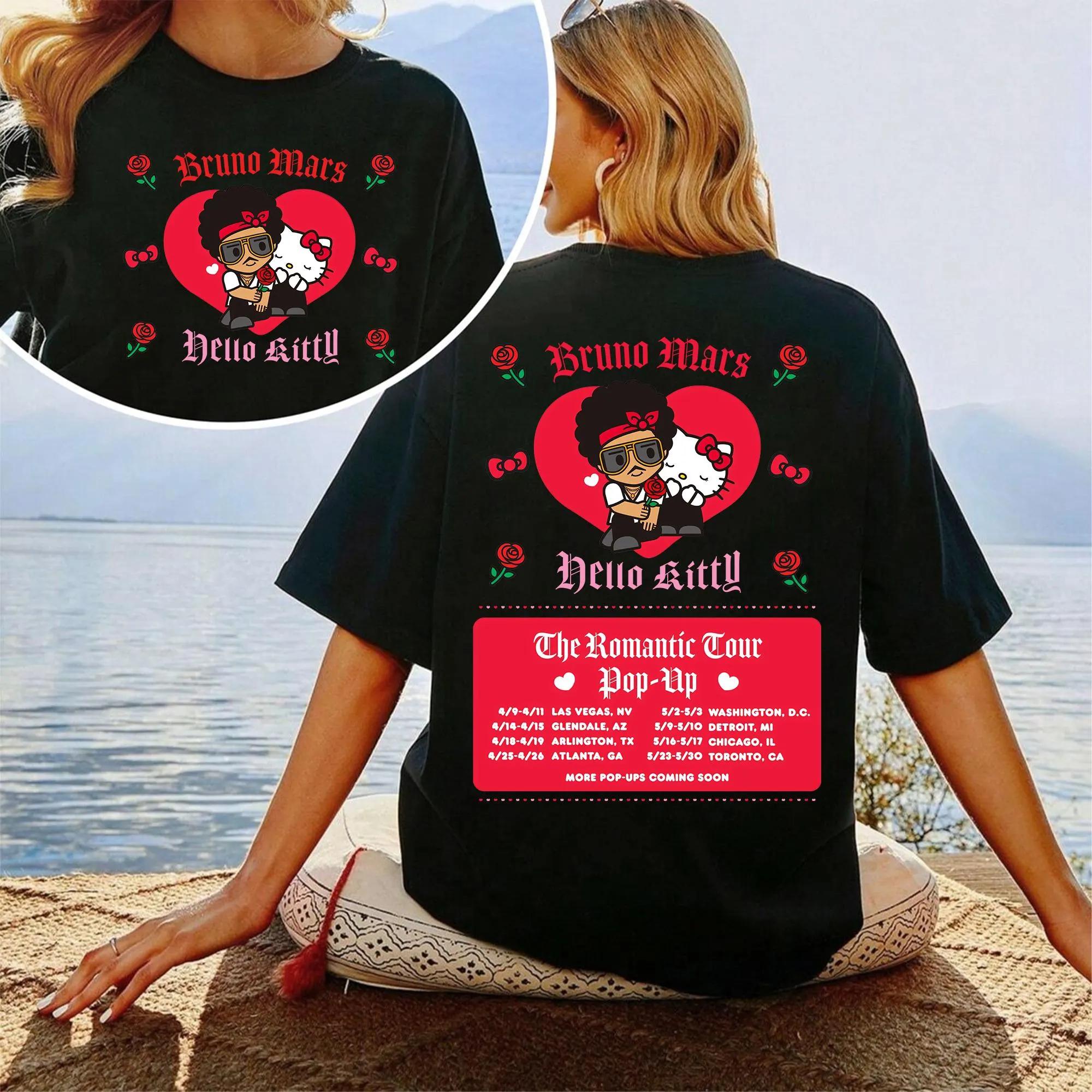 

Bruno Mars RoUnisextic Tour 2026 Ver 2 TShirt Concert Merch Fan Gift Music Lover Shirt Vintage Style Graphic Tee S