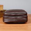 Genuine Cowhide Leather Men Travel Sling Bag Casual Shoulder Crossbody Bags for Male Casual Messenger Bag Satchel Bags
