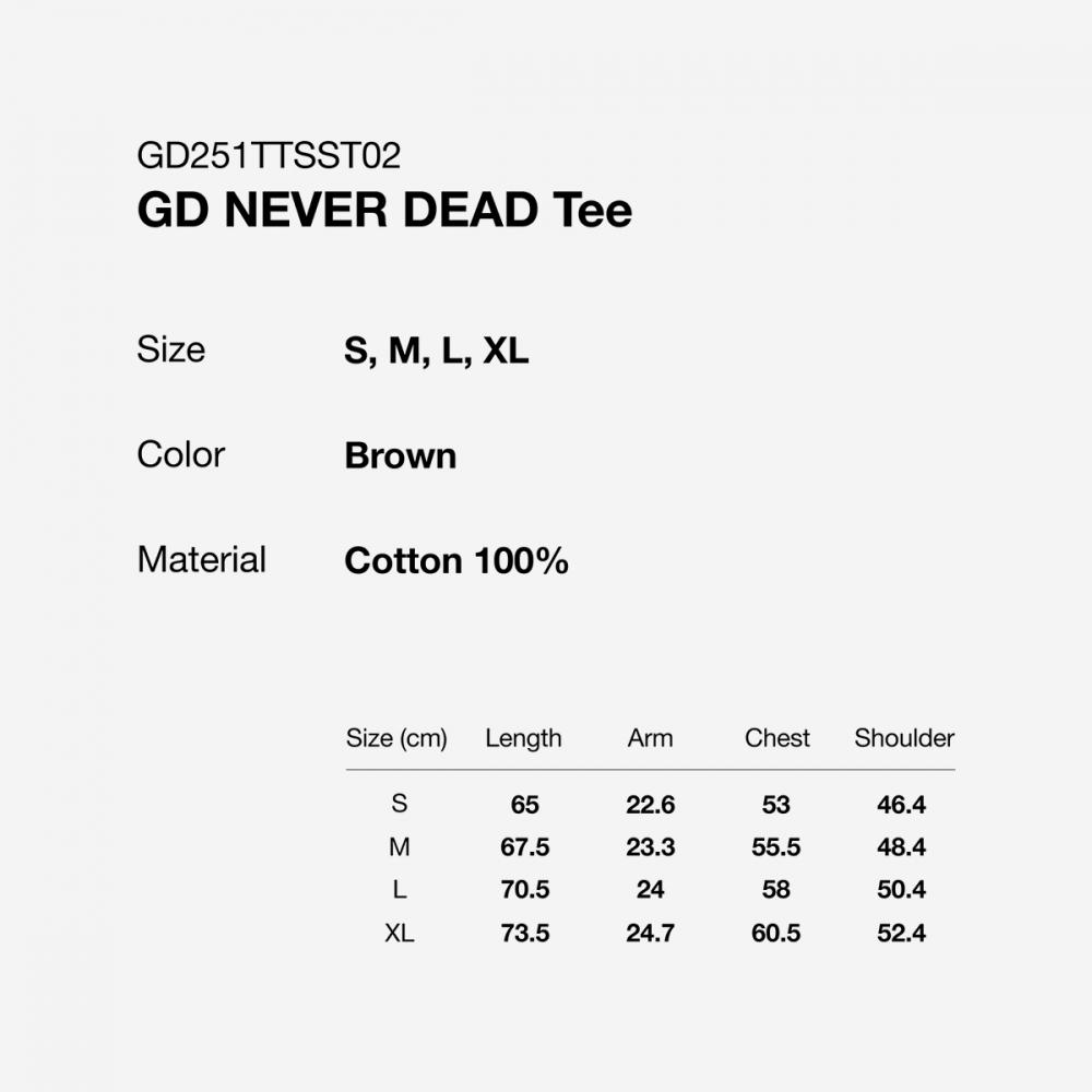 ThisisNeverthat Gd Never Dead Tee Gd251ttsst02