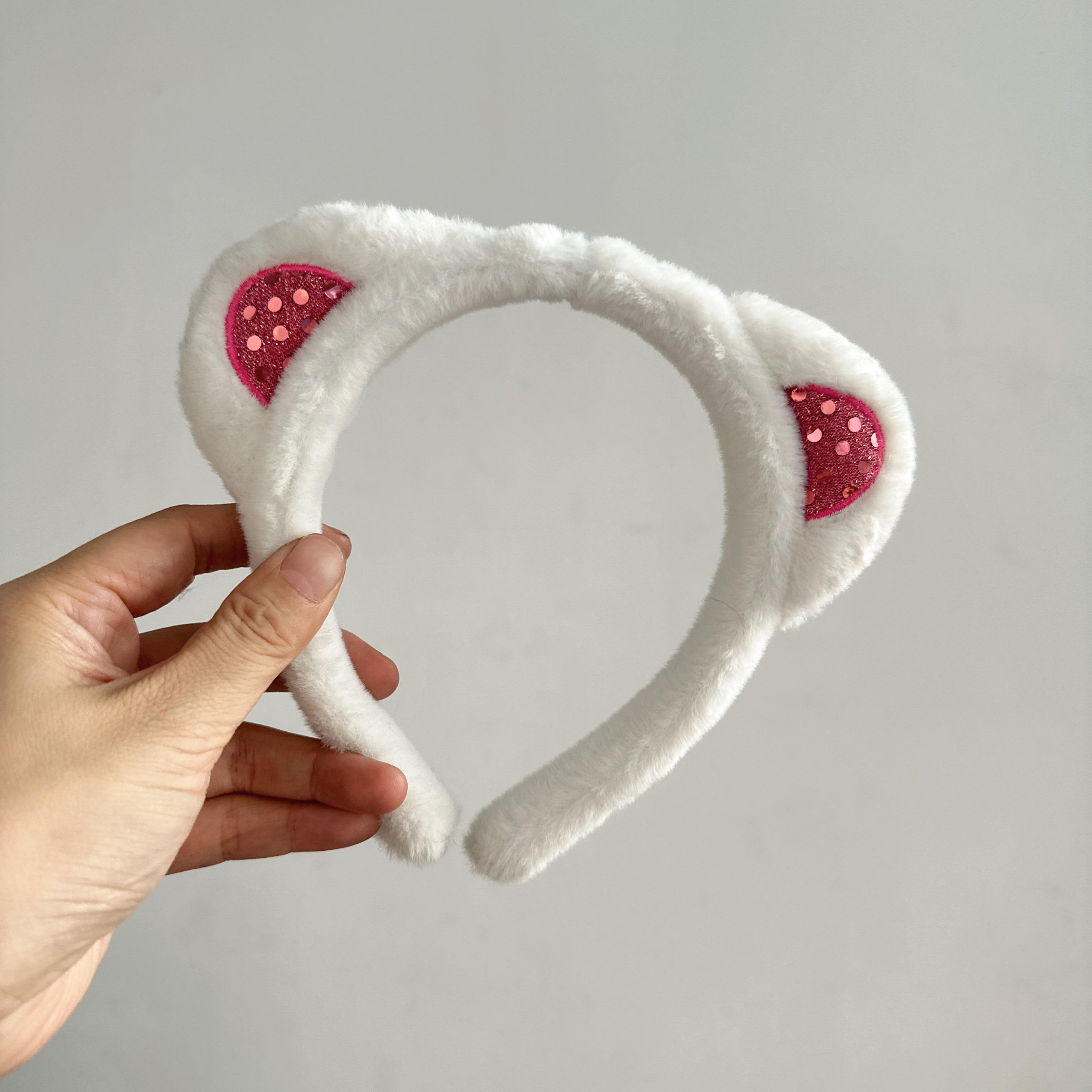 Gabby's Poppenhuis Haarband voor Meisjes Verjaardagsfeest Haarbanden met Schattige Oor Cartoon Cosplay Hoofddeksel Halloween Haaraccessoires geel