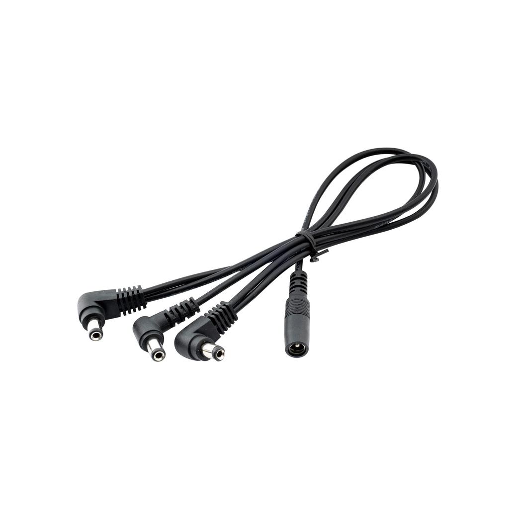 Musiclily Pro DC 9V Power Distribution Cable 3 Branches for Effect Pedal