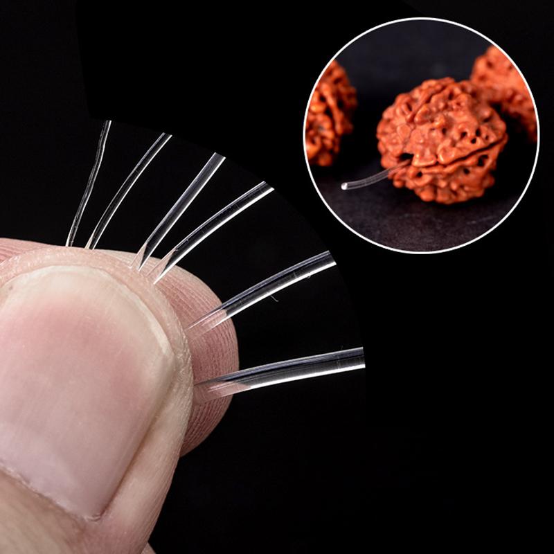 100m Starkes Elastisches Kristall-Perlenfaden-Kordel Schmuckherstellung Halskette Armband DIY Perlen-Schnur Dehnbar Dicke 0,4-1mm