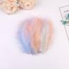 50Pcs Cross-Border Turkey Hairy Tail Plush Feather Colored Feather Dream Catcher Feather Light Bobo Ball Feather