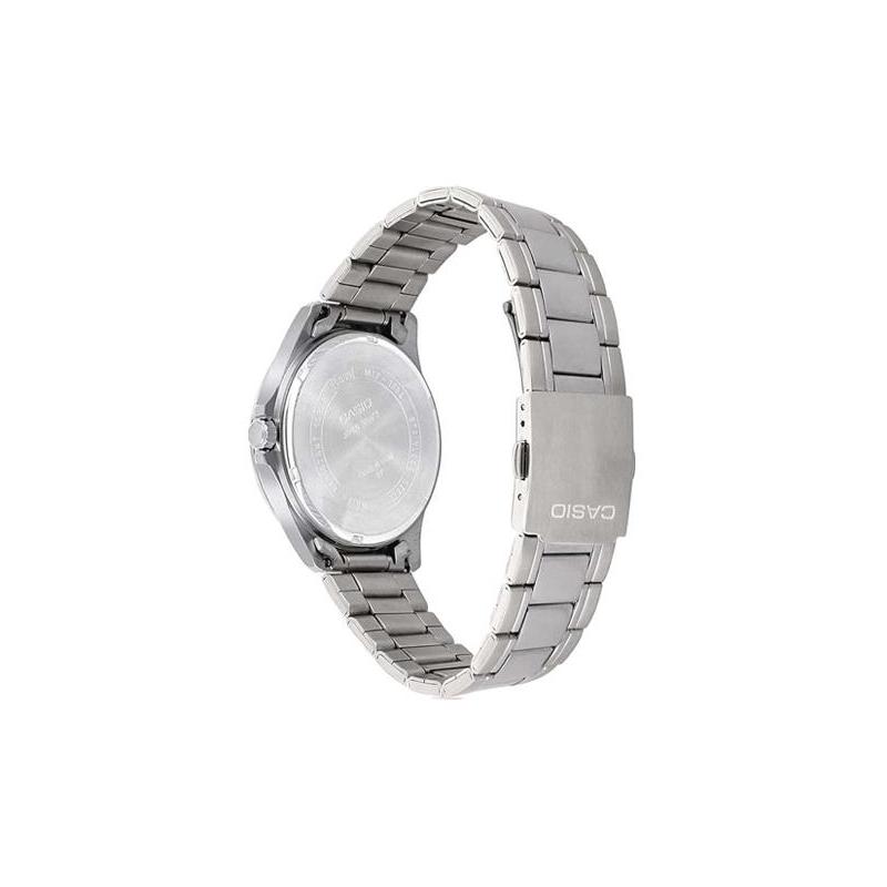 Casio STANDARD Series Business Casual Simple Waterproof Quartz Movement Stainless Steel Strap Japanese and Korean Watch Men's Watch Blue MTP-1384D-2A