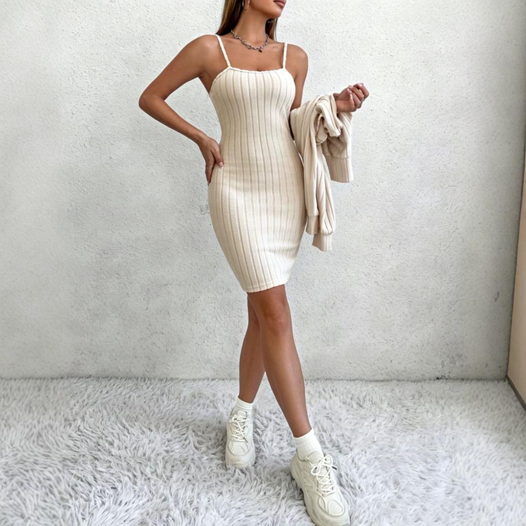 Europe, America 1116 Autumn and Winter New Hip-wrapped Long-sleeved Turtleneck Skirt Fashionable and Elegant Sexy Suit Skirt