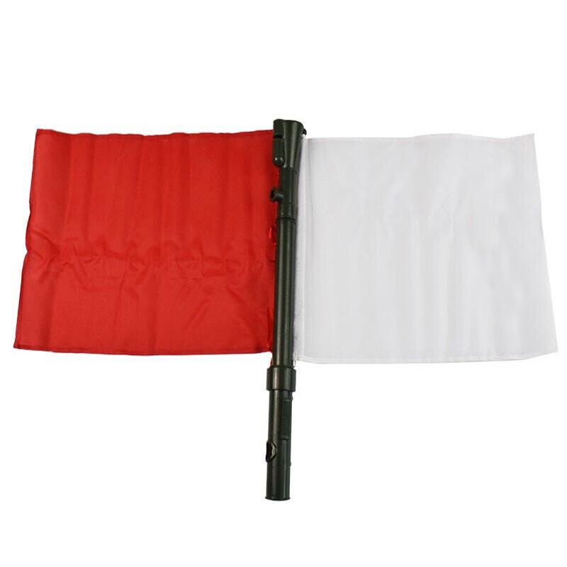 Churong Red & White Signal Command Flag