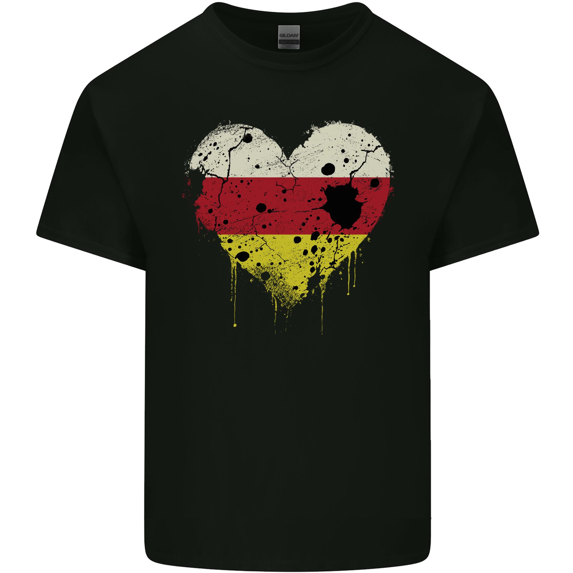 Love Flag South Ossetia Football Unisexs Light Cotton TShirt S
