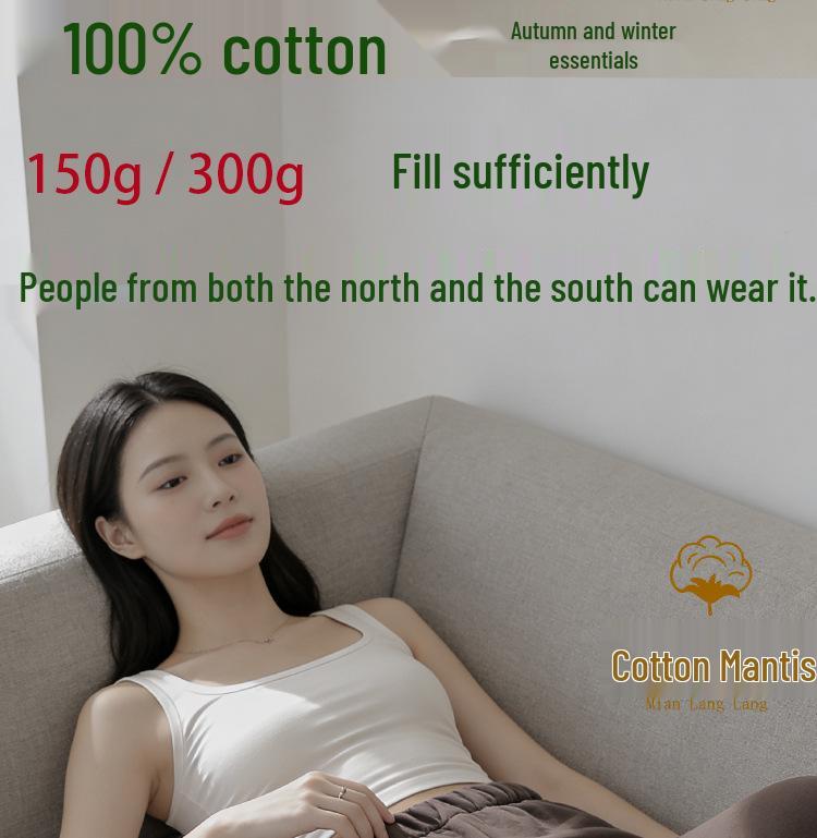 Winter Women's Hand-stitched Cotton Warm Pants - Thickened Old Cotton for Health and Comfort