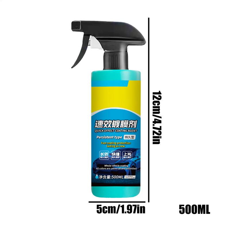 Car Coating Agent Car Paint Restorer High-Gloss 500ml UV-Protection Hydrophobic Wax Polishing Liquid For Exterior Detailing