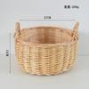 Rattan storage basket Willow weaving portable flower basket Woven vegetable picking fruit basket Bread steamed bread storage basket