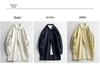 Men's Mid-Length Trench Coat 2025: New Spring/Autumn Casual Loose Plus Size Jacket