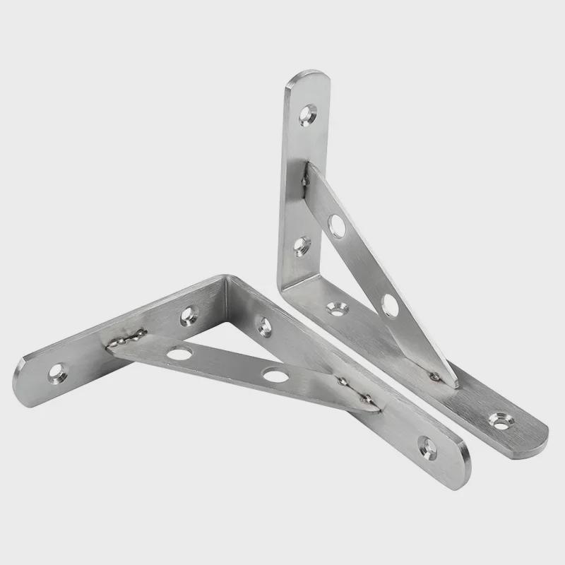 Stainless Steel Wall-Mounted Tripod Bracket for Load-Bearing Support
