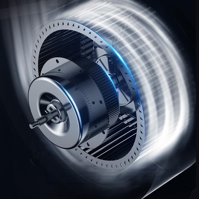 5W 6-Gear Adjustable Wind Speed Air Conditioning Fan Household Leafless Spray Air Cooler USB Desktop Silent Vertical Circulating Fan 125*135*330mm