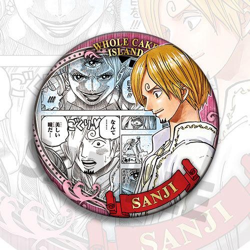 One Piece Anime Badge Sanji Character Replica Pin Brooch Pendant Shiny Film Button Merchandise Goods Collection Accessories For