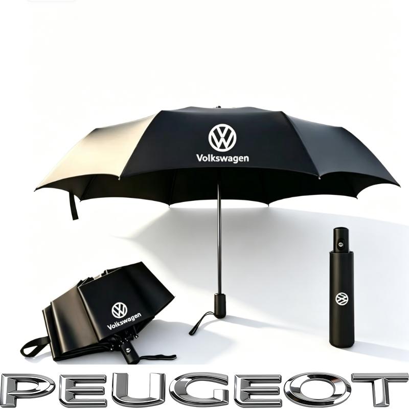 Car Stainless Steel Insulated Cup Auto Folding Umbrella For VW GTI Polo Golf MK6 MK7 Passat B6 B7 B8 Tiguan CC T-ROC Tire Valve AZS3