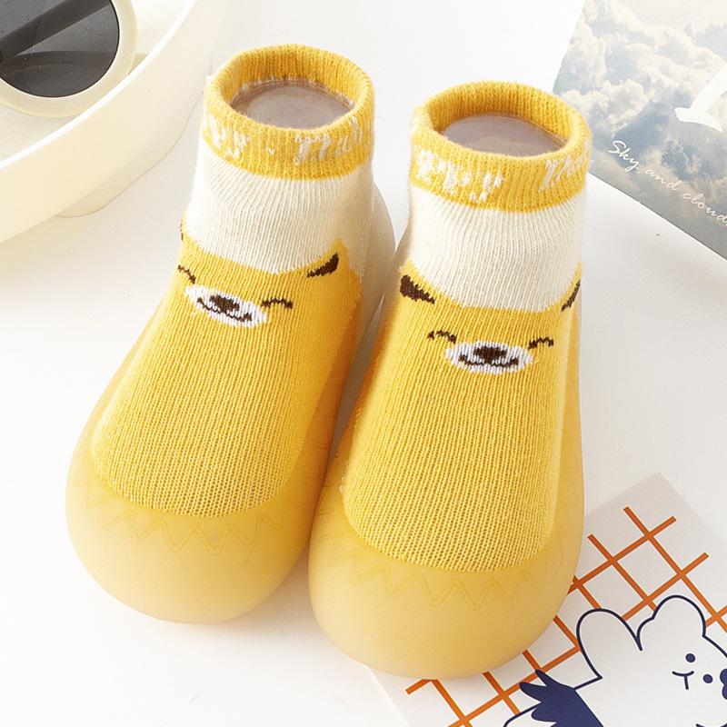 New Baby Cartoon Animal Non-slip Indoor Walker Socks Shoes for Spring & Autumn
