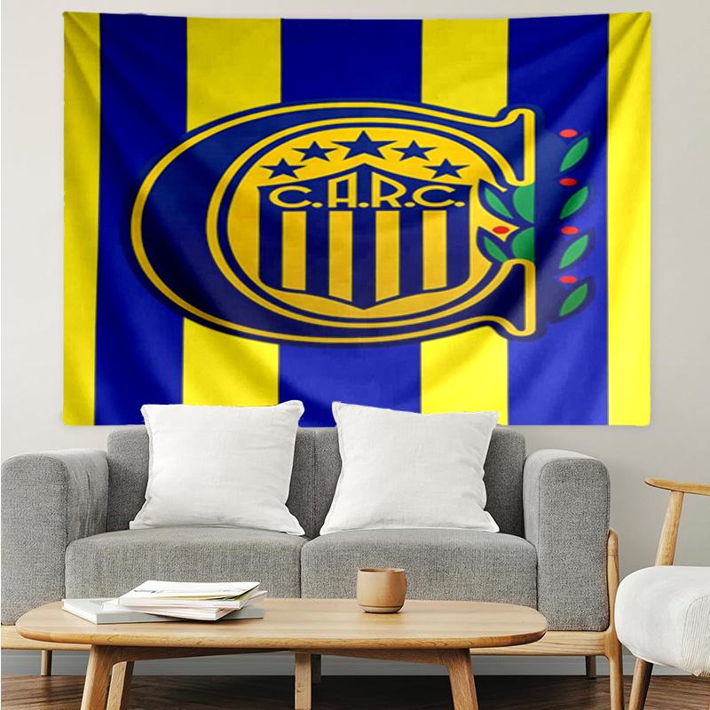 Rosario Central Crest Tapestry Hanging for Bedroom,Livingroom, Playroom,Decor Art Room Wall Tapestry Holiday and Birthday Gifts
